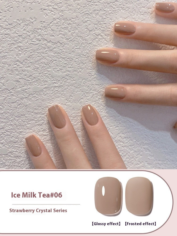 Ice Transparent Nude Gel Nail Polish All-Match - Waterproof & UV Safe