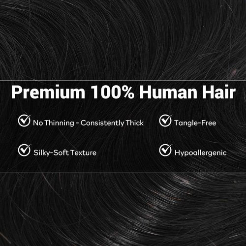 Filelf 13x4 Closure Hd Lace Frontal,Invisible Natural Hairline Single Knot Free Part Silky Glueless Design Clean Lace Closure Deep Wave Natural Black 16 Inch