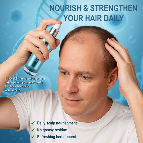 LA EXO Biochemical Pulse Exosome Hair Growth Serum Care Solution for Hair Density, Reduces Shedding and Promotes a Healthy Scalp | Daily Strengthening Treatment for Weak or Damaged Hair | 30ml