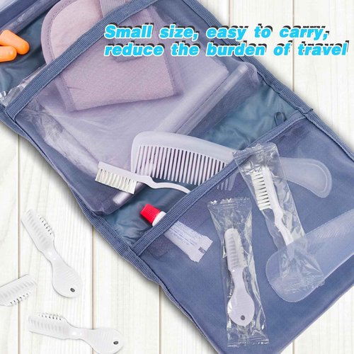 Nuogo 500 Pieces Mini Toothbrush Bulk Disposable Toothbrushes Thumbprint Individually Packaged Security Toothbrush with Short Handle Soft Bristles Prison Tooth Brush for Camping Travel