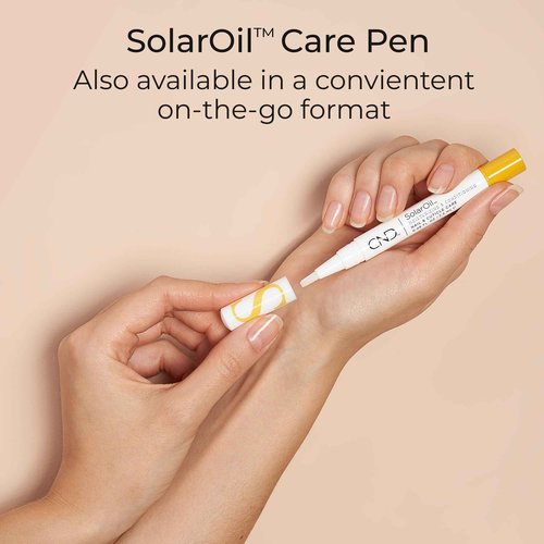 CND SolarOil Cuticle Oil, Natural Blend Of Jojoba, Vitamin E, Rice Bran and Sweet Almond Oils, Moisturizes and Conditions Skin, Pack Of 1, 2.3 oz.