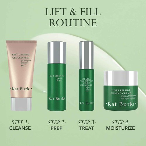 Kat Burki Form Control Marine Collagen Face Serum. Clinically Proven Anti-Aging Care Promoting Collagen Production: Lifts, Plumps & Contours Skin - 0.5 Fl Oz