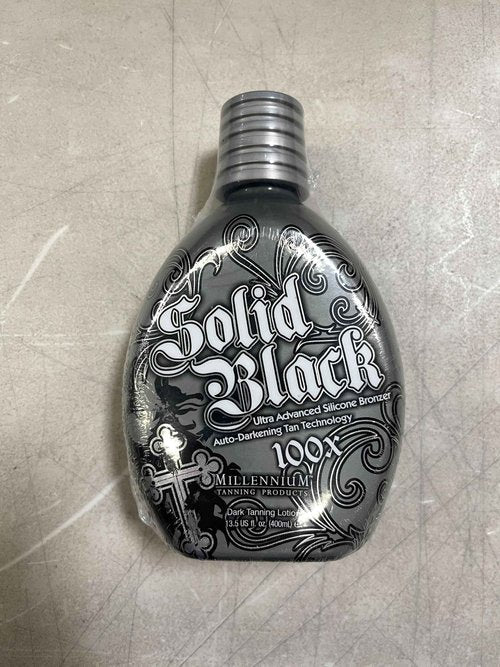 Millennium Tanning Solid Black 100X Indoor Tanning Lotion for Tanning Beds,13.5 Fluid Ounces, 3-pack