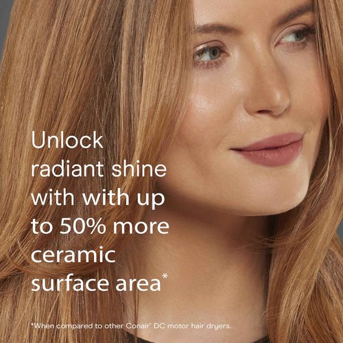 INFINITIPRO by CONAIR DigitalAIRE Hair Dryer | Frizz-Eliminating Hair Dryer with Diffuser | Hair Blow Dryer with Up To 5x More Speed for Higher Air Pressure & Drying Power | Blue