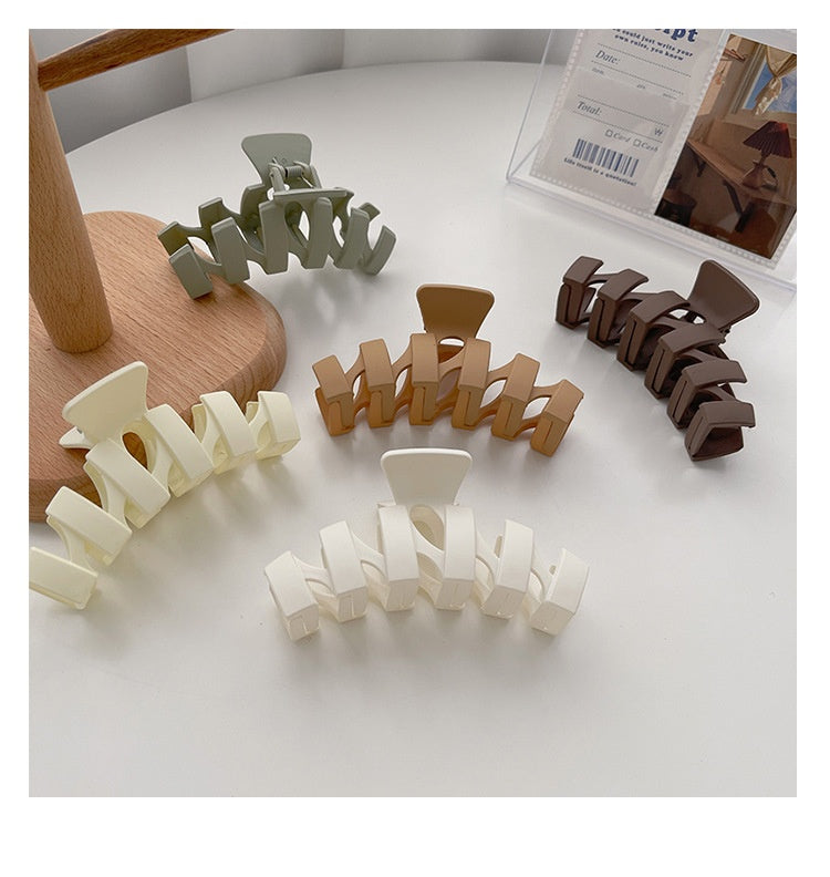 Women's Large Frosted Hair Clip
