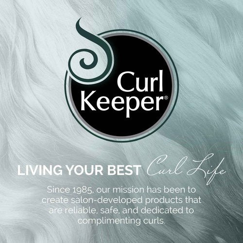 Curl Keeper Refresh Hair Styling Spray - Lightweight Water-Based Anti-Frizz Spray with Hold for Wavy & Curly Styles in Humidity & All Weather Conditions, 33.8 Fl Oz