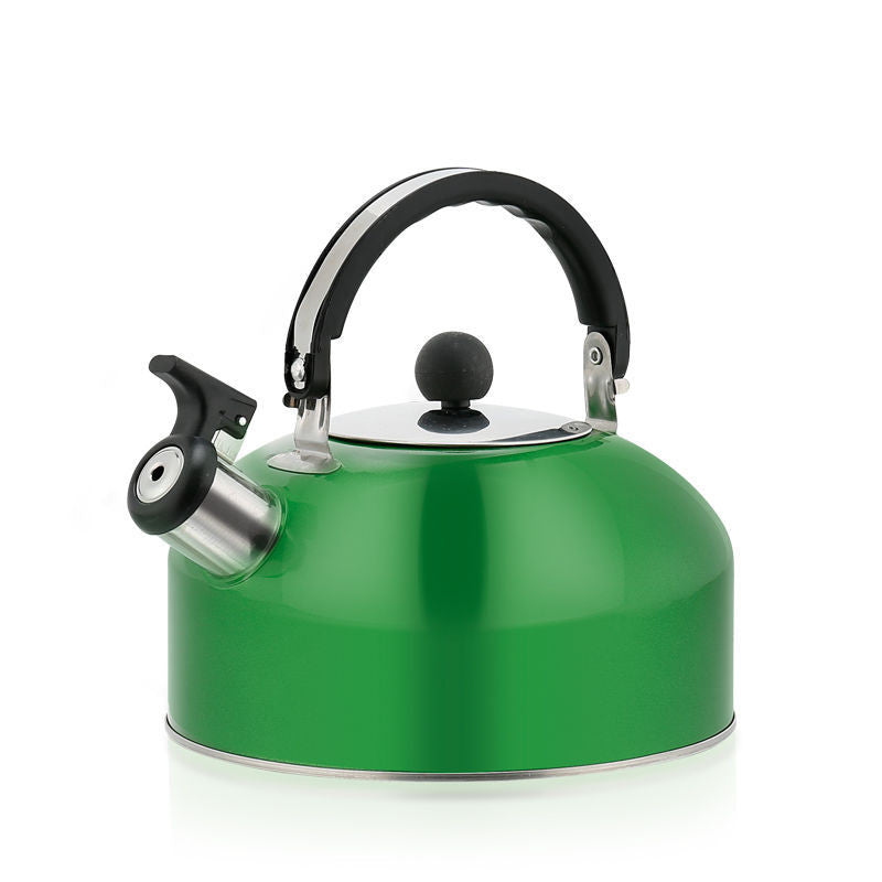 Large Capacity Stainless Steel Whistling Kettle for Induction Cookers - 3L