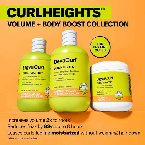 DevaCurl CurlHeights Volume + Body Boost Conditioner, 32 oz