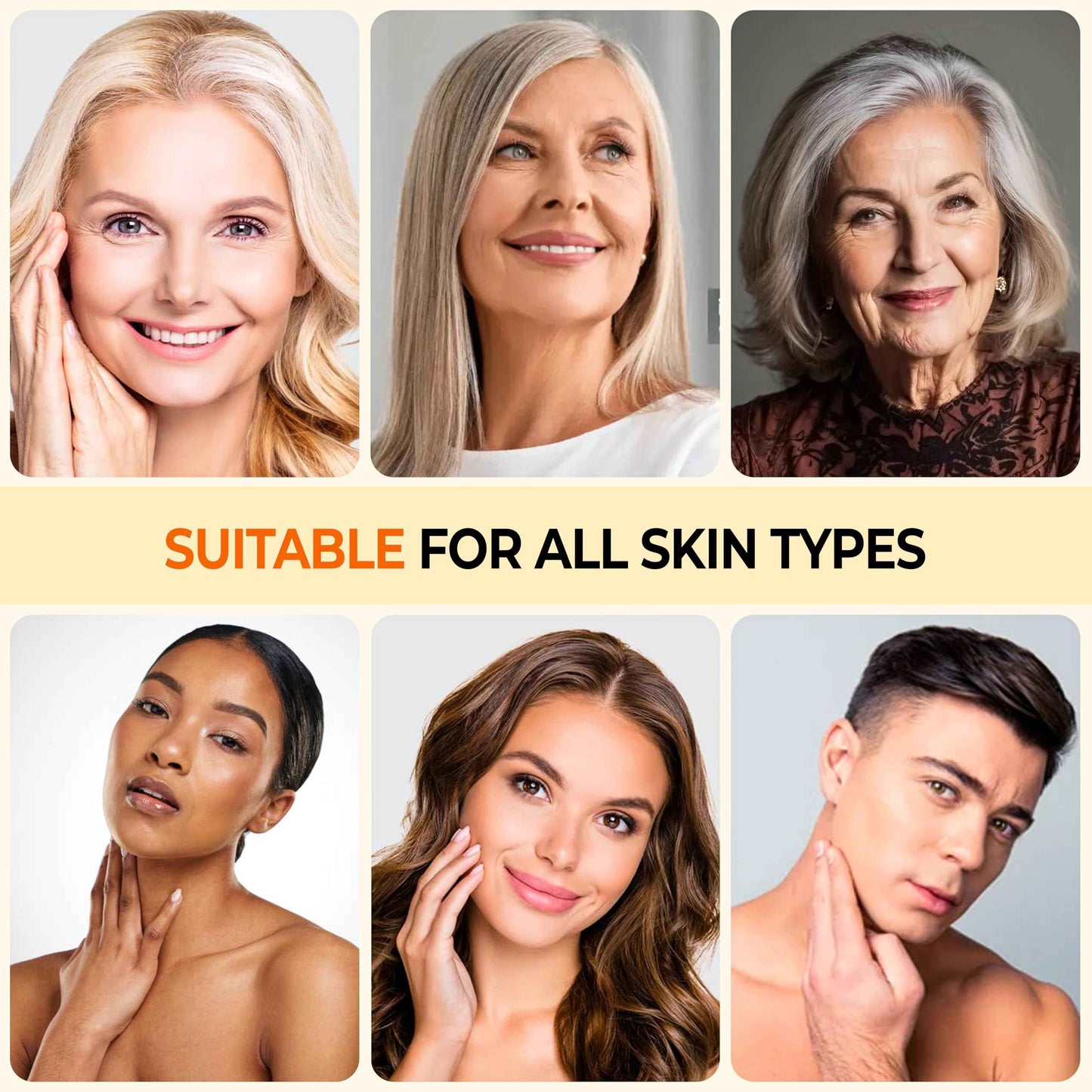 LUMINANCE NATURALS Vitamin C Serum for Mature Skin with Hyaluronic Acid, and Aloe Vera - Hydrating, Lifting, Face Wrinkle & Age Spot Reduction, Anti-Aging Skincare, (1.7 fl oz)