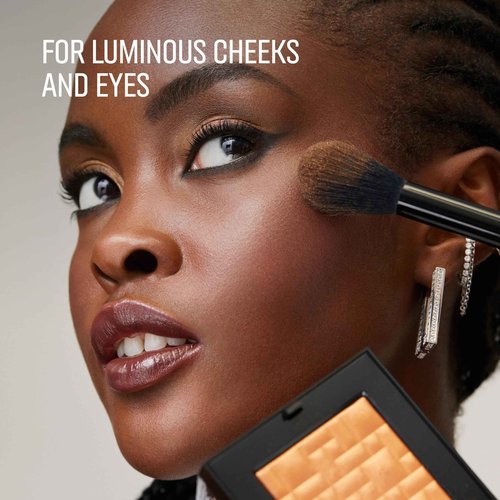 Bobbi Brown Highlighting Powder | Pearl-Infused Highlighter Makeup For Luminous Cheeks & Eyes | Gel-Powder Hybrid, 0.28 Ounce, Sunset Glow