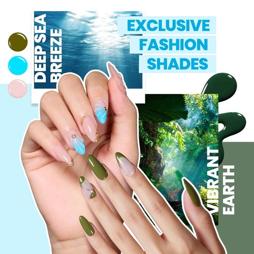 Beetles Gel Nail Polish Set - Chroma Dreams 100 Colors Polish Kit, Pink Blue Orange Purple Fall Winter Gel Nail Colors, with 5Pcs Base Top Coat Soak off UV Gel