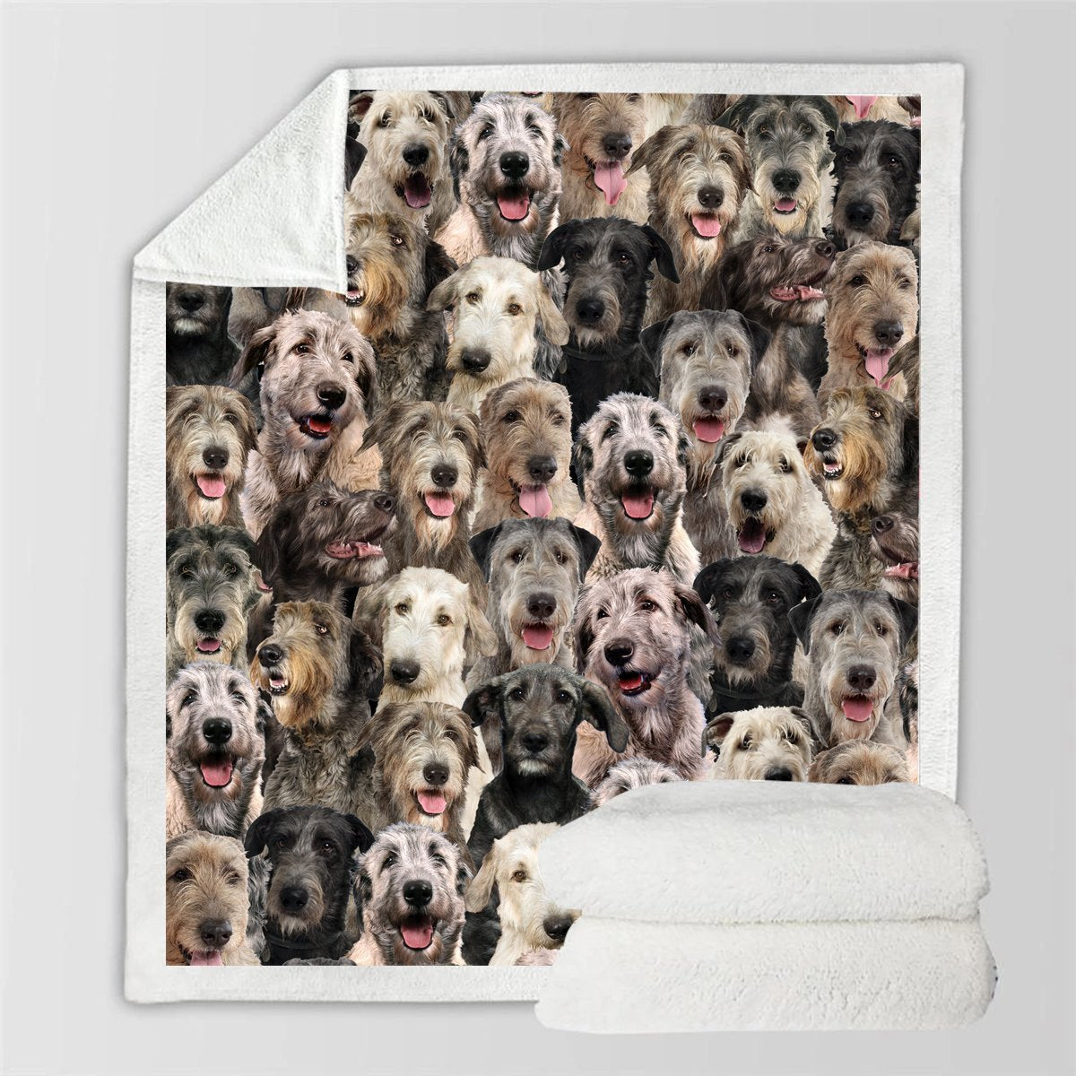 Printed Flannel Pet Dog Blanket - Multiple Sizes & Styles
