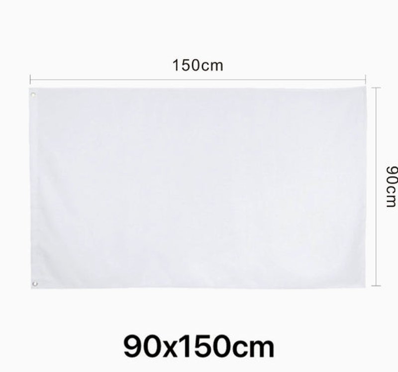 Outdoor Flag Banner for Garden or Yard 90x150cm Polyester Display