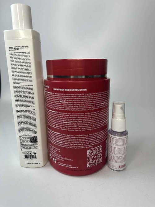 I Belli Capelli Ravenna B-tox Hair Smoothing Treatment with Deep Cleansing Shampoo and Repair Oil – Complete Straightening System for All Hair Types