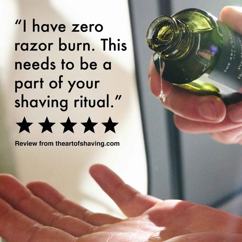 The Art Of Shaving Unscented Pre-Shave Oil For Men – Clinically Tested For Sensitive Skin – Improves Razor Glide For a Close, Comfortable Shave – 8.1 oz