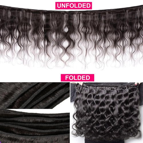Silaiya Body Wave Bundles Human Hair 20 22 24 Inch 3 Bundles Human Hair 12A Brazilian Body Wave Hair Bundles 100% Unprocessed Virgin Hair Bundles Deals Human Hair Weave Bundles Human Hair Extension