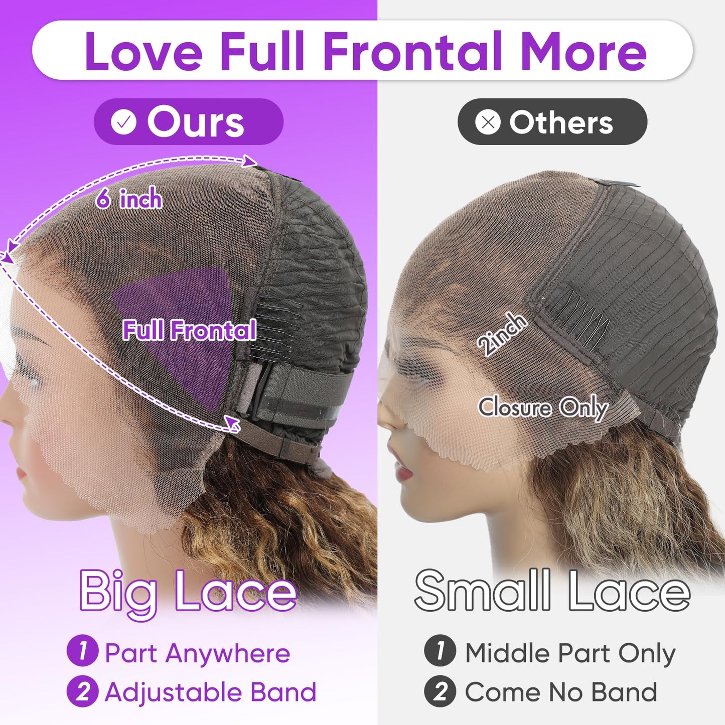 13x6 Highlight Ombre Lace Front Wigs Human Hair P4/27 Honey Blonde Lace Frontal Wigs Human Hair 200 Density Colored deep Curly Glueless Lace Front Wigs Pre Plucked with Baby Hair for Women (24 Inch)