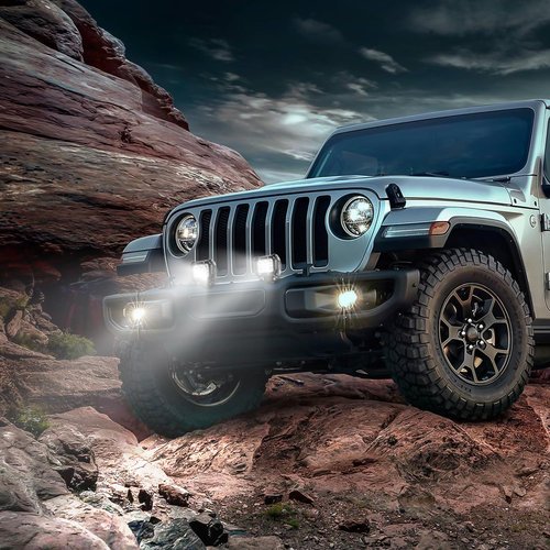 Nilight Led Pods 18W 1260LM Flood Off Road Driving Fog Light Bar Work Lighting for Truck Tractor Pickup Boat SUV ATV UTV 4WD Car 4x4 Van Camper Motorcycle Dirt Bike Golf Cart 12V 24V