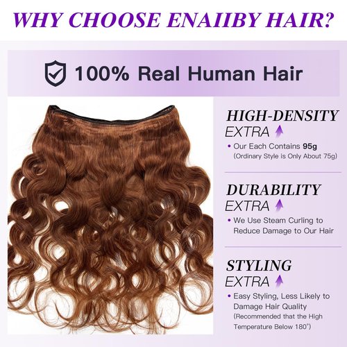 Light Reddish Brown Bundles Human Hair Body Wave 10 12 14 Inch, Color 30 Copper Brown Thick Raw Virgin 3 Bundles 12A 100% Brazilian Human Hair Wavy Loose Wave Quick Sew In Weave #30