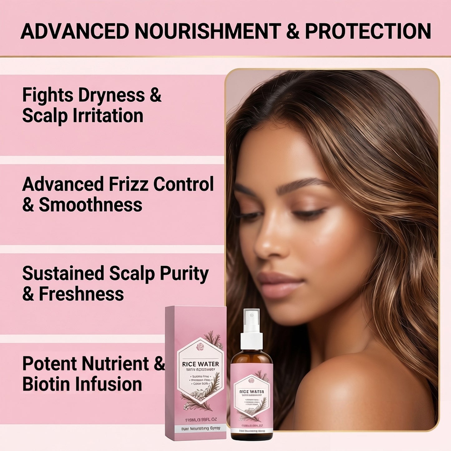 Gentle Nourishing Hair Spray - 118ml Hair Care & Styling