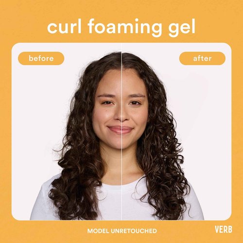 Verb Curl Shampoo & Conditioner Duo, 12 oz + VERB Curl Foaming Gel – Frizz Control Mousse for Curl Definition 6.7 fl oz Bundle