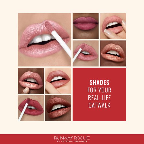 Runway Rogue Silk Glam Liquid Lipstick Lip Trio, Long Wear Frosted Liquid Lipstick Pack, (‘Couture’, ‘Sex Symbol’, ‘Film Noir’)