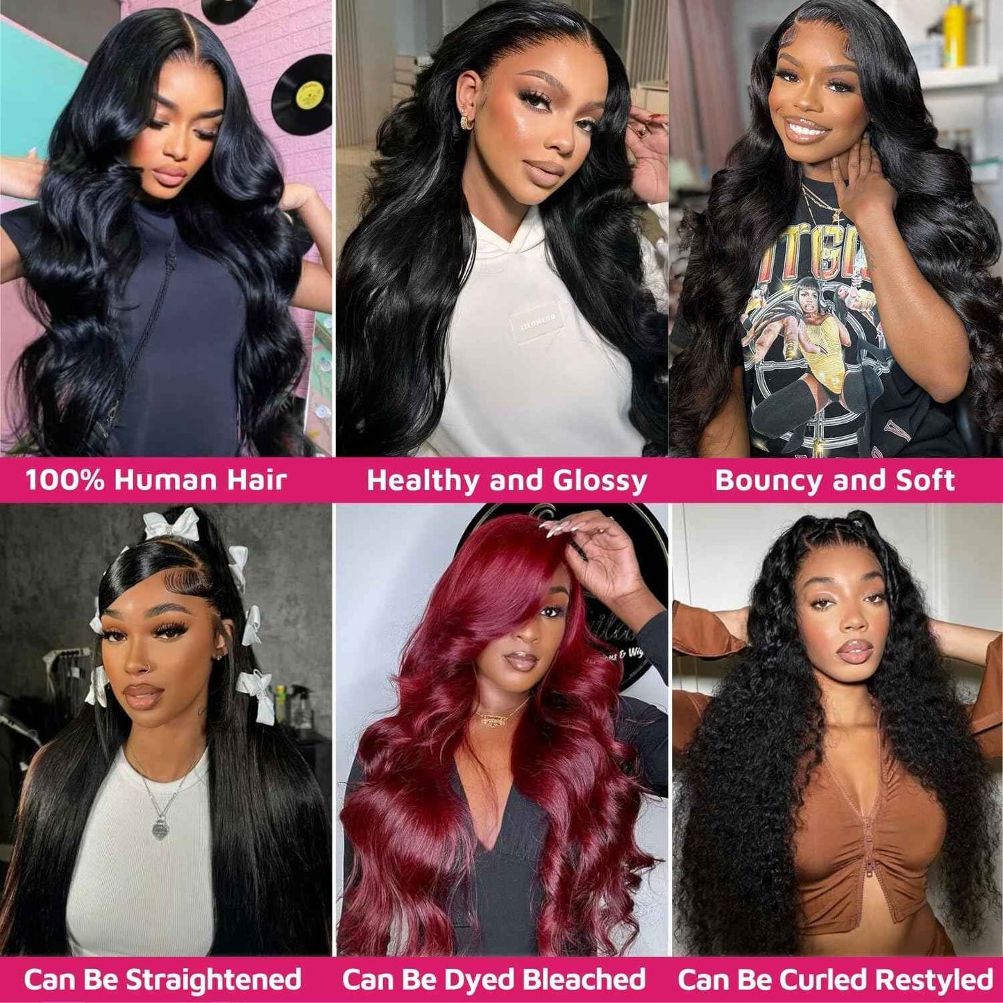 12A Body Wave Bundles Human Hair 18 20 22 Inch Human Hair Bundles 100% Unprocessed Brazilian Virgin Hair 3 Bundles Deals Natural Black Extensions