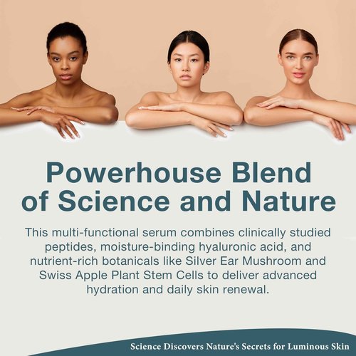 Lira Clinical BIO Hydra Infusion - Hydrating Face Serum with Hyaluronic Acid, Plant Stem Cells, and Minerals - Lightweight Facial Serum for Smooth, Refreshed Skin - Travel Size Daily Skincare - 1 Oz