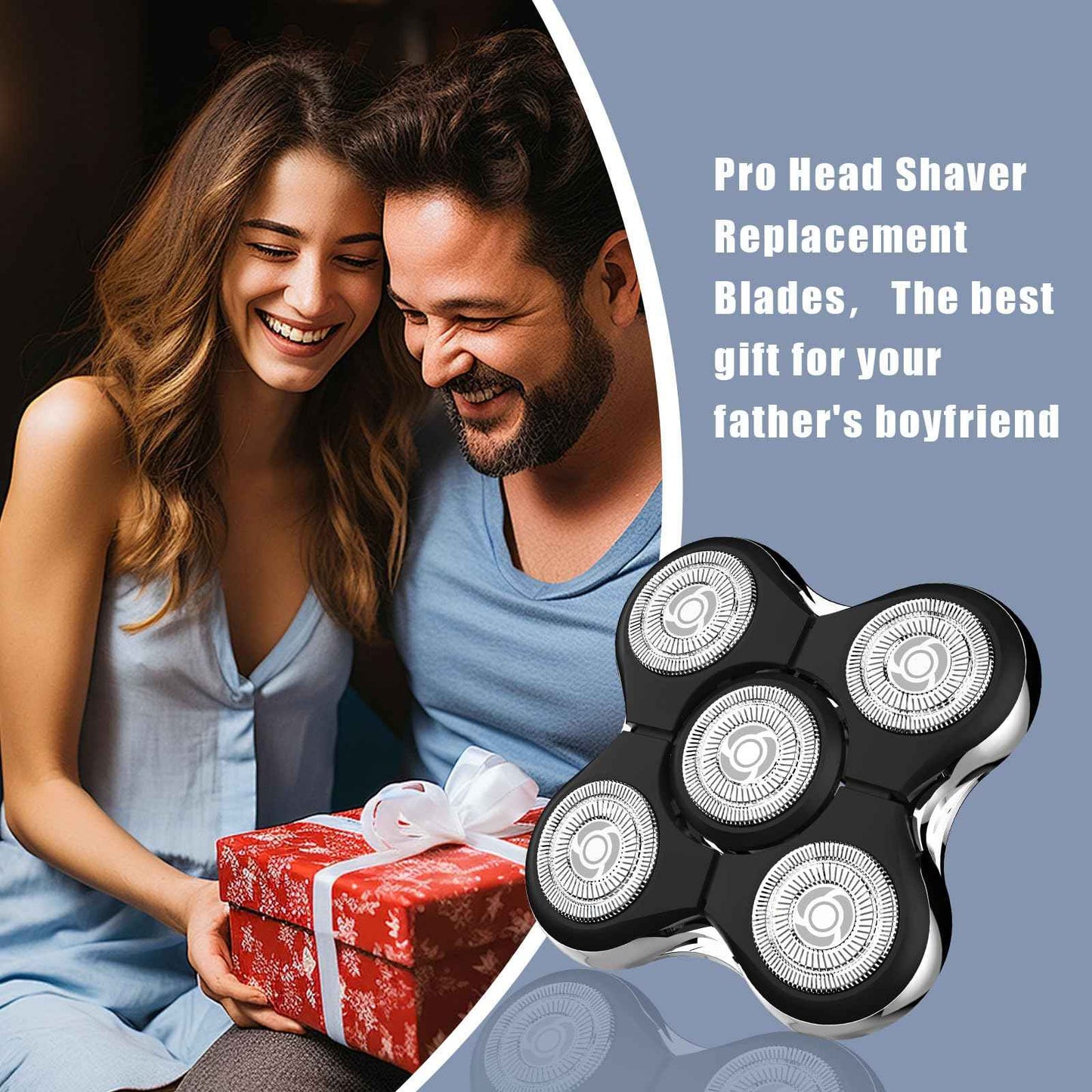 3Pack Shaver Replacement Head Compatible with Remington Balder Pro Head Shaver ModelSPR-XR7000,with 2 Sweeping Brush