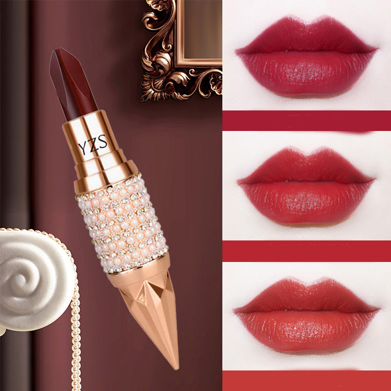 Tri-Color Matte Lipstick - Moisturizing Long-Lasting Lip Makeup