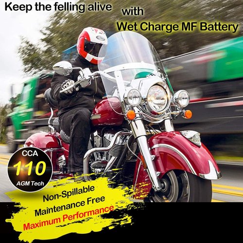 Weize YTZ7S-BS Sealed Maintenance Free AGM Battery Replacement YTZ7S Compatible with Honda TRX450ER TRX450R ATV Motorcycle Battieres