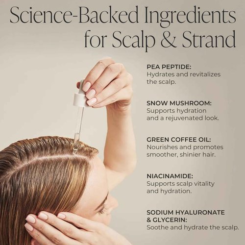 Arbonne HairCare Scalp Elixir – Lightweight Daily Hydrating Serum for supporting a healthy-looking scalp – Women's Haircare Products, Reduces Buildup, Promotes Healthier Scalp – 1.6 fl oz