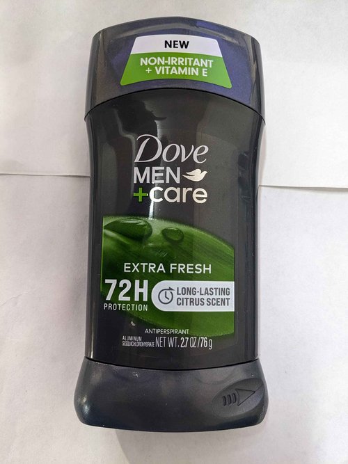Dove Men + Care 48 Hour Antiperspirant Stick, Extra Fresh, 2.7 Ounces, Pack of 6