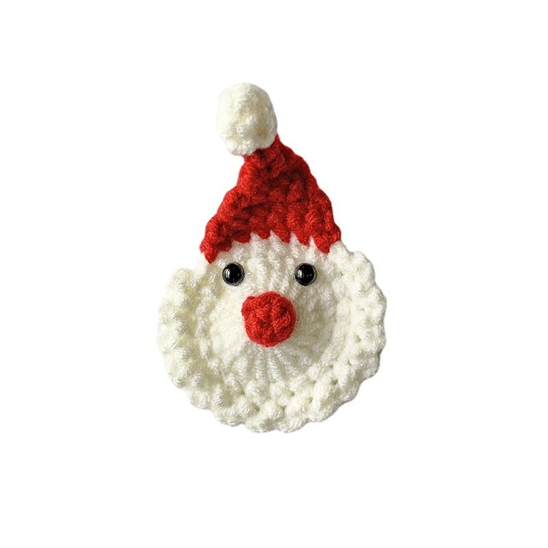 Wool Crocheted Christmas Hair Accessories - Holiday Hairbands & Pins