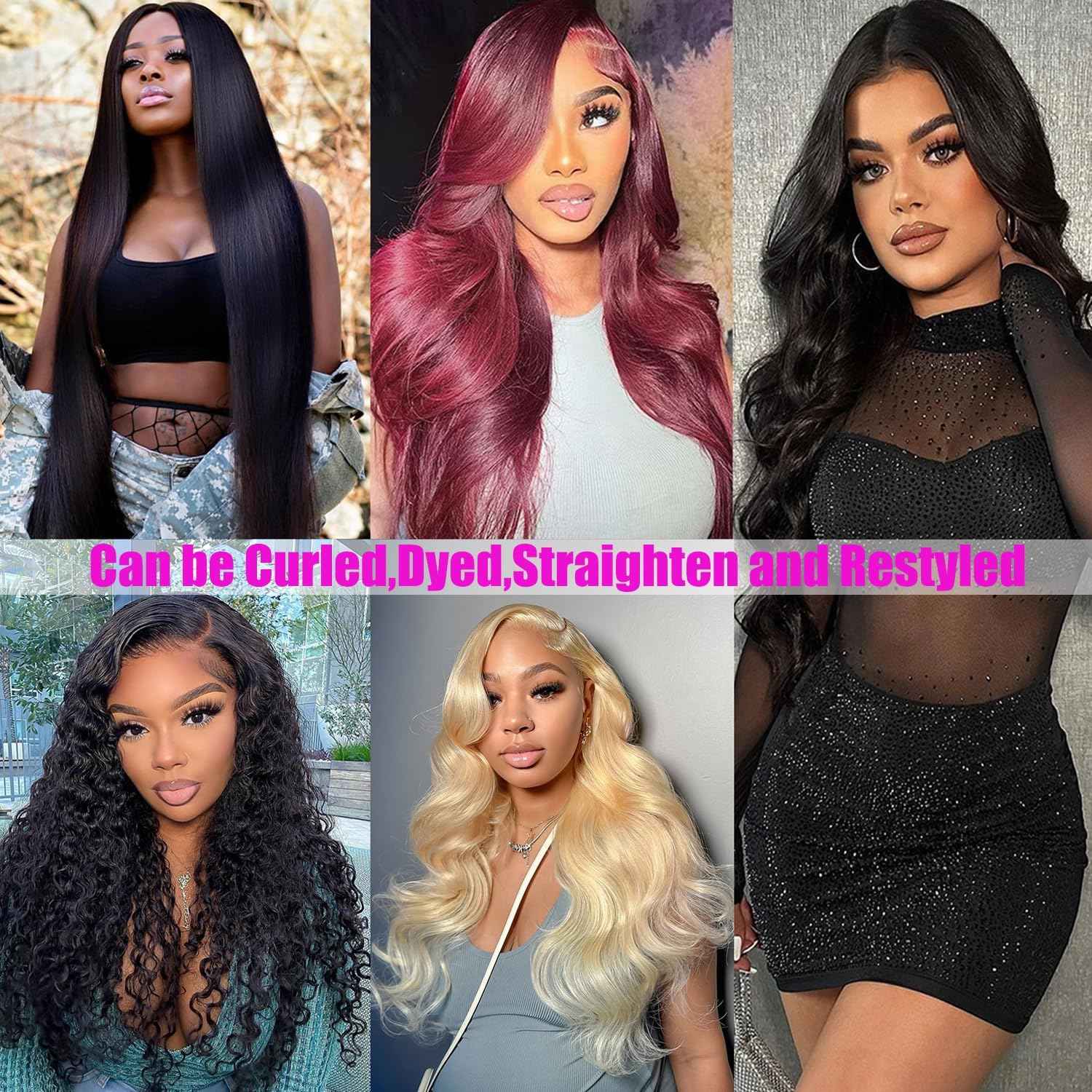 Human Hair Bundles with Closure 12A Body Wave Bundles Human Hair With Closure 100% Unprocessed Brazilian Virgin Raw Hair Bundles Extensions Double Weft (20 22 24 +18)