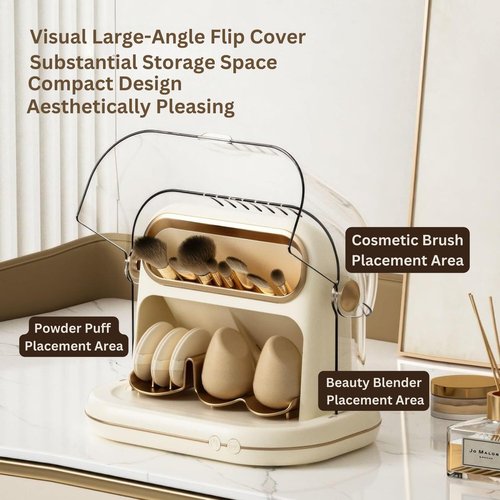 MISSERA 2024 New Technology Electric Makeup Brush Cleaner and Dryer Fast Automatic Drying With Constant Temperature For Gentle Care Without Damaging Bristles. Complete Makeup Brush Cleaning Set