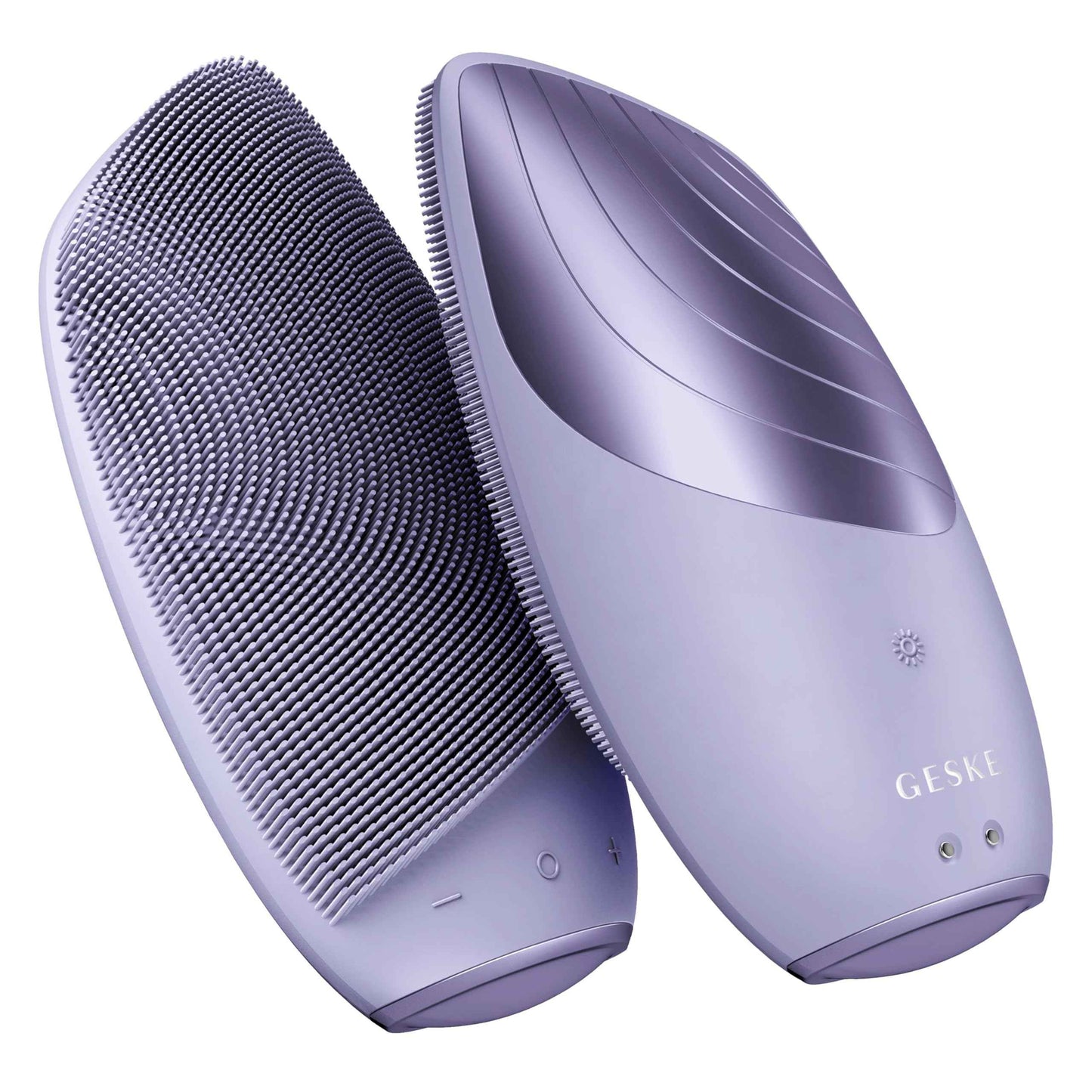 GESKE SmartAppGuided Sonic Thermo Facial Brush | 6 in 1 | Skin Cleansing | Cleansing Brush with Thermal Function | Electric Facial Massager