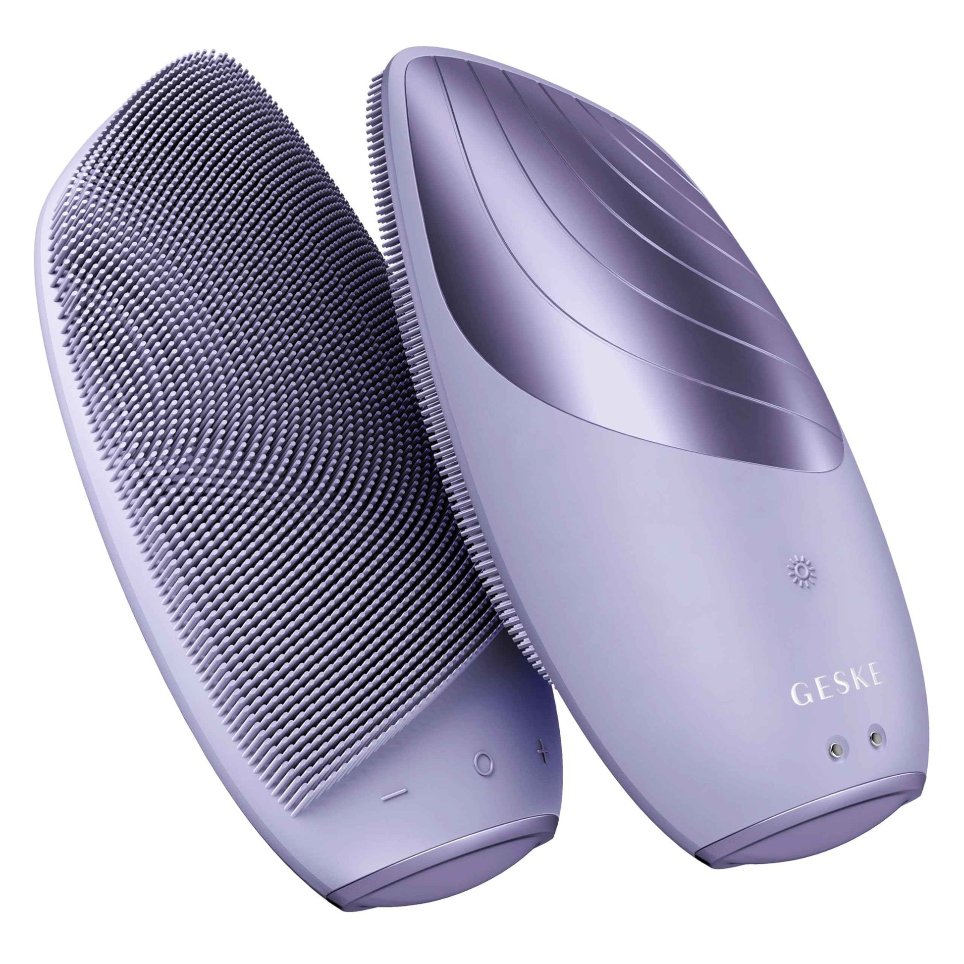 GESKE SmartAppGuided Sonic Thermo Facial Brush | 6 in 1 | Skin Cleansing | Cleansing Brush with Thermal Function | Electric Facial Massager