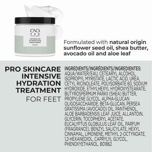 CND Pro Skincare Intensive Hydration Treatment for Feet, Relieves Severely Dry Skin on Soles and Heels, 15 Fl Oz