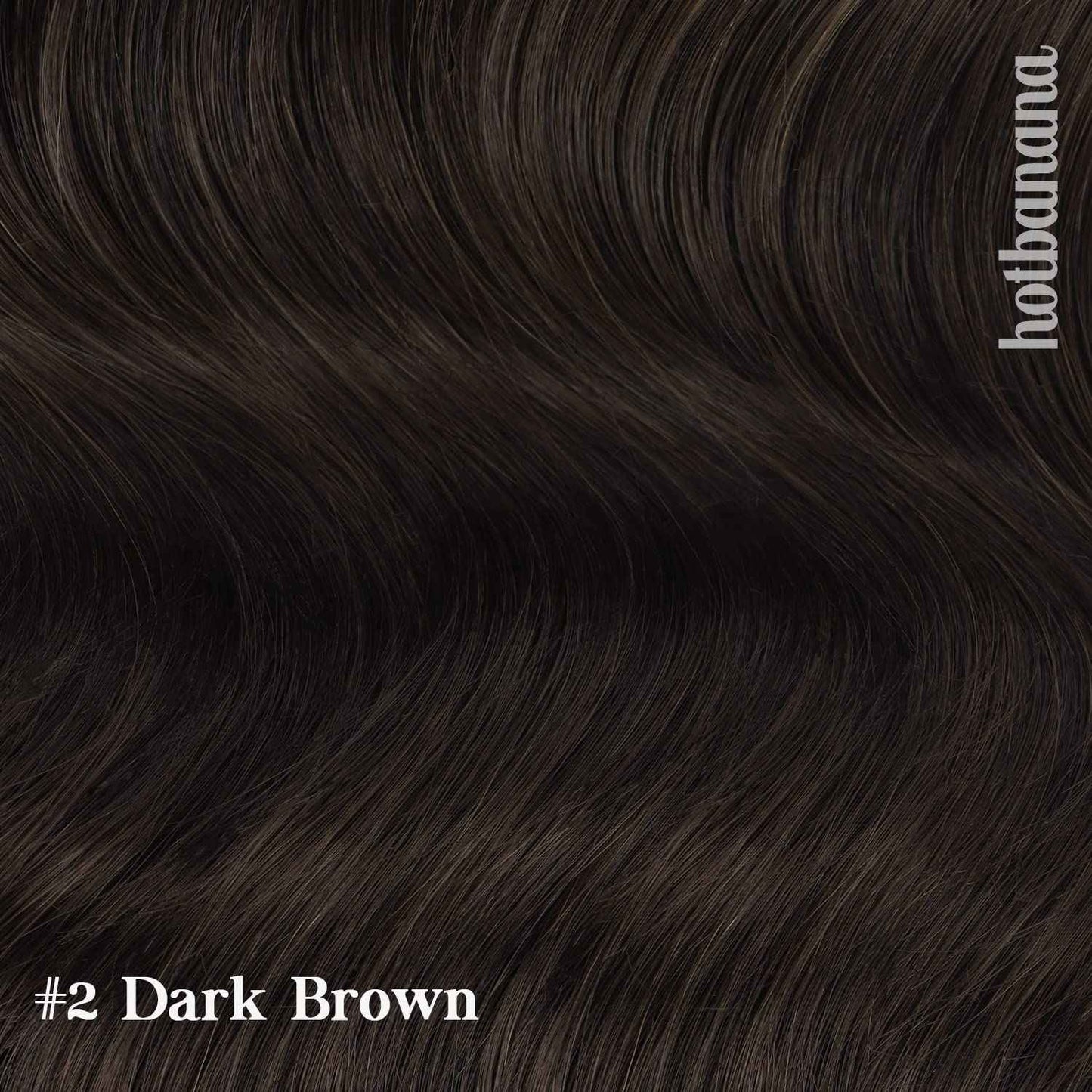 HOTBANANA Human Hair Clip in Hair Extensions, 2 Dark Brown 120g Clip in Hair Extensions Real Human Hair Straight Remy Hair Clip in Hair Extensions 22 Inch 7pcs