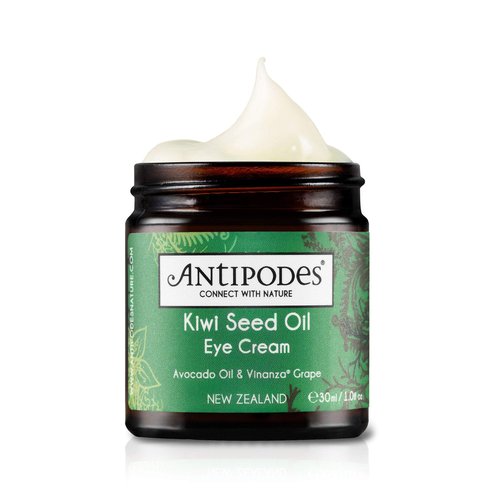 ANTIPODES Kiwi Seed Oil Eye Cream | Anti Aging Eye Cream For Youthful Looking Skin with Vitamin C Skincare Ingredient Kiwi Seed Oil | Vegan Eye Cream | Fine Lines, Aging & Dry Skin | 30ml, 1 fl. Oz