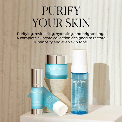 Natura Bissé Oxygen Mousse, Fresh Foaming Cleanser, Cleanses, Mattifies & Unclogs Pores, For All Skin Types, 5.3 Oz