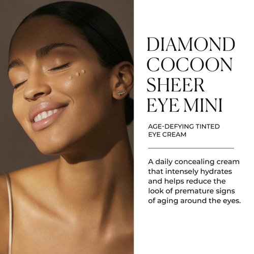 Natura Bissé Diamond Cocoon Sheer Eye, Anti-Aging Tinted Eye Cream, Rejuvenates, Hydrates & Conceals, 0.3 Oz