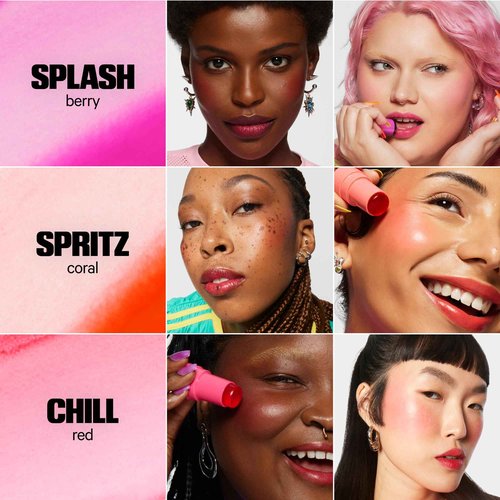 Milk Makeup Cooling Water Jelly Tint Gift Set – 6-Pack with Exclusive Jelly Bag – Sheer Lip + Cheek Stain with Vegan Collagen + Aloe – Hydrating, Long-Lasting, Buildable Lip Tint + Blush – Full Size