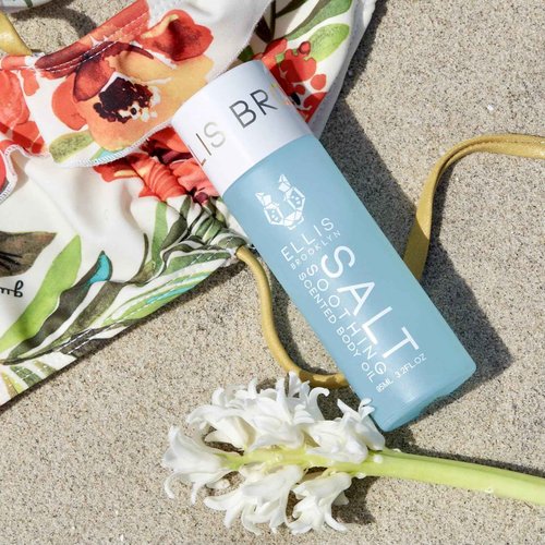 Ellis Brooklyn SALT Body Oil - Scented Body Oils for Women, Ylang Ylang, Violet Leaves & Sandalwood Fragrance Oil for Women, 3.2 Fl Oz