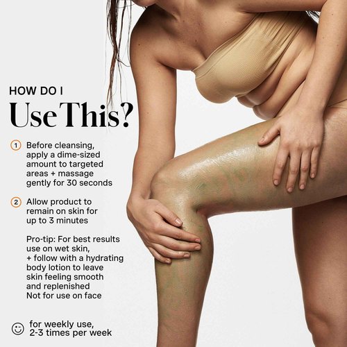 Kate Somerville ExfoliKate Resurfacing Body Scrub – Triple Action Exfoliating Body Polish, Removes Dead Skin, Improves Tone & Texture, 5 Fl Oz