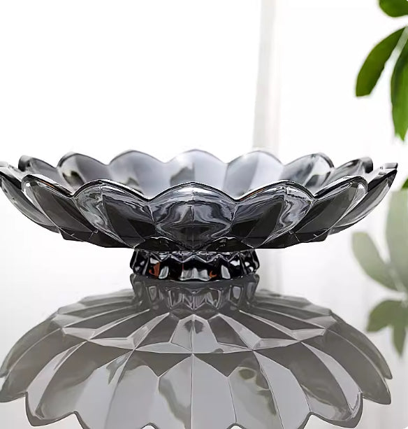 Minimalist Heat-Resistant Glass Fruit Bowl for Kitchen & Dining