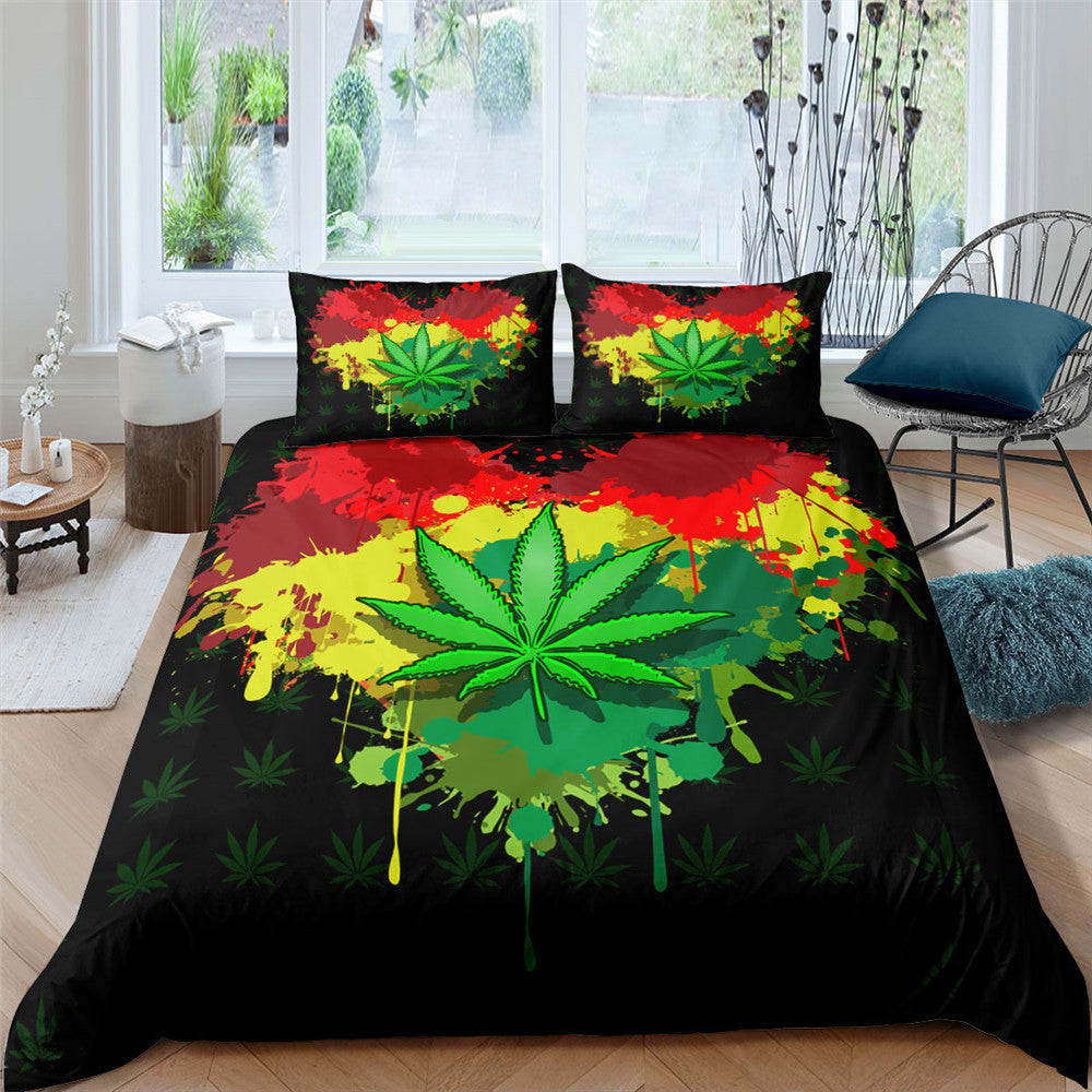Digital Quilt Cover Set for Home Bedding - Multiple Styles & Sizes