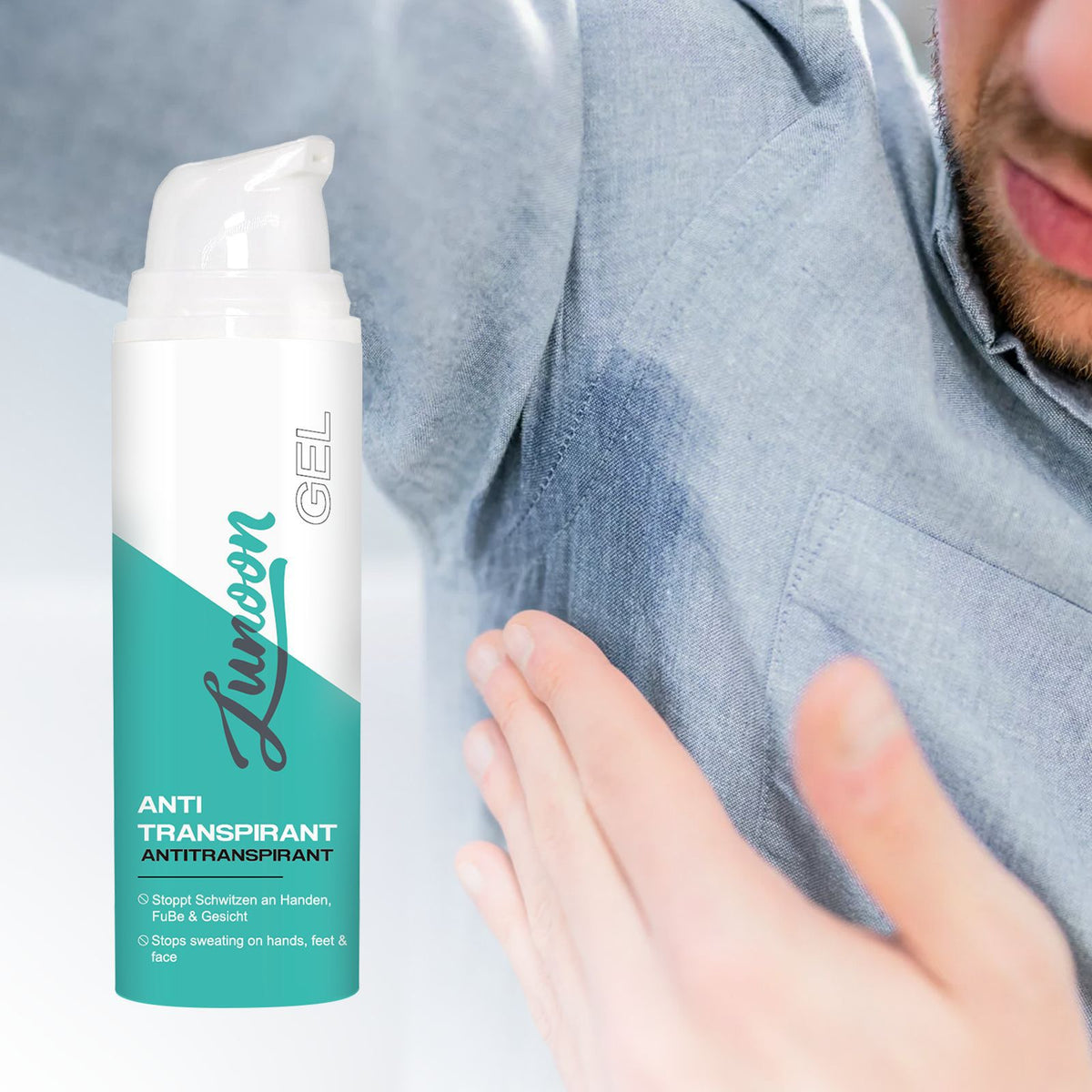 Antiperspirant Lotion and Spray Set - Herbal Fragrance, Multiple Sizes