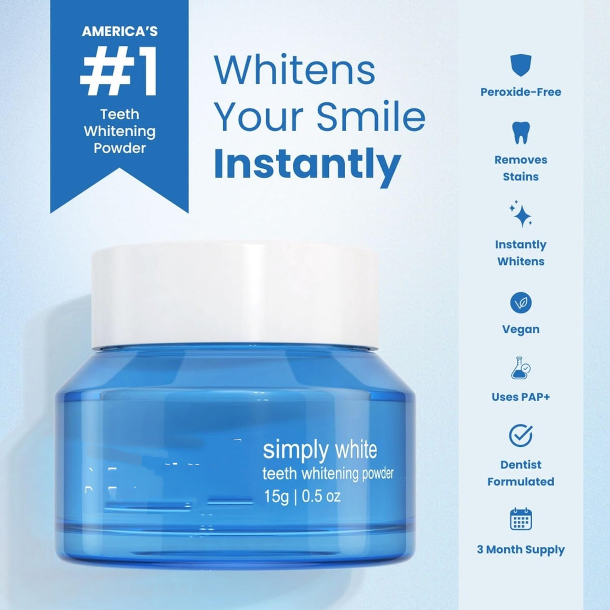 Oral Care Whitening Toothpowder Stain Removal Facial Brush Yellow